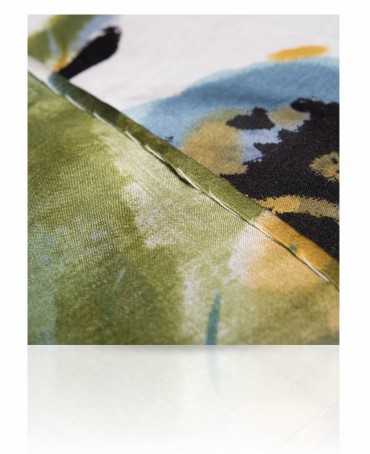 Платок Женский SS-BIG.FLOWER/WHITE